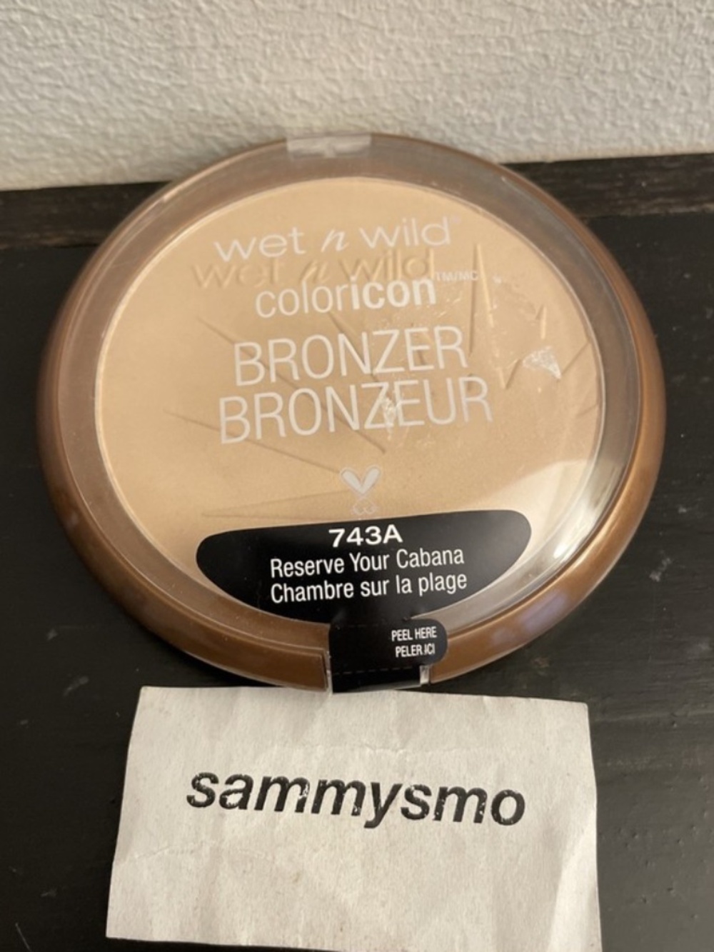 Wet N Wild Coloricon Bronzer 743A Reserve Your Cabana .46oz Discontinued